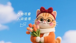 可爱橘猫壁纸