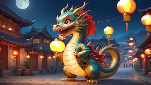 古镇中国龙