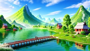 青山绿水间