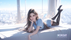 如同一朵盛开的白莲，清新脱俗