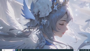 白发美少女