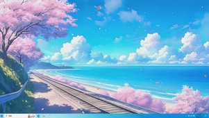 樱花铁路-桌面主题