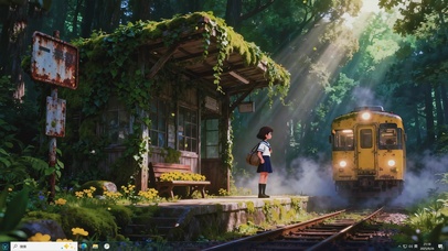 苔站萦光-桌面主题