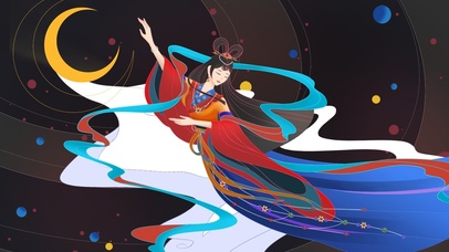 嫦娥奔月