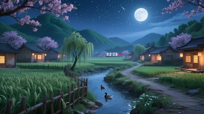 农舍的乡间夜曲