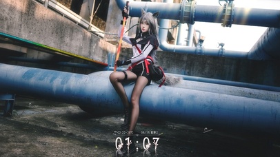 性感长腿cos美少女