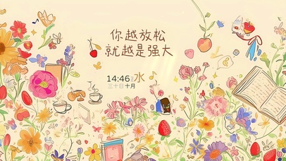 你越放松就越强大