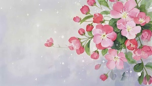 春棠水彩芳香自来