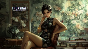 微风般气息中夹杂花香，令人陶醉