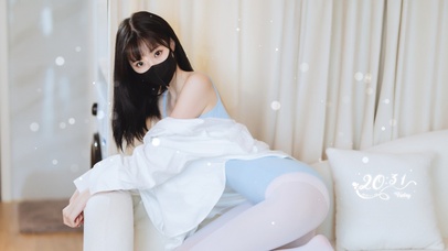 4K清纯可爱白丝美少女