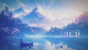 唯美护眼动漫场景