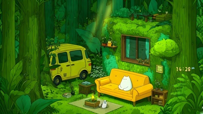 吉卜力风森林小屋