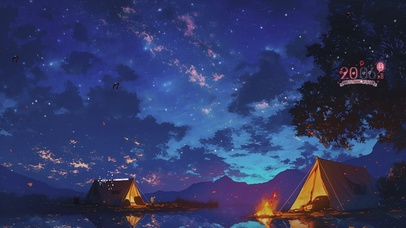 唯美夜景AI壁纸