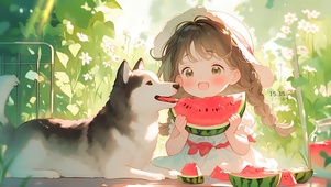 夏日清凉女孩