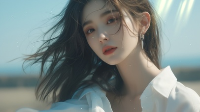 4K夏日休闲慵懒美女 午后25