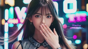 賽博街角の害羞壹吻