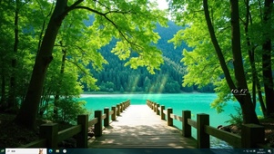 护眼湖景主题