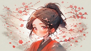 红衣小女孩