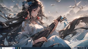 古琴少女