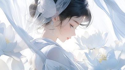 清冷系古风美人