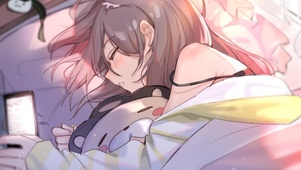 熟睡的少女