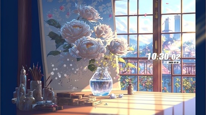 4K唯美治愈午后阳光房间