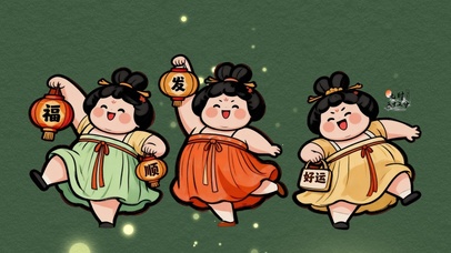 唐宫夜晏萌趣唐仕女的祝福舞