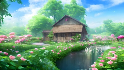 温馨玫瑰园小屋