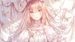 粉色少女