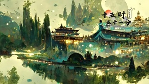 唯美梦幻古城