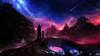 看星空