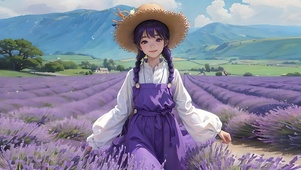 薰衣草花田