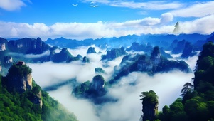 高山云海