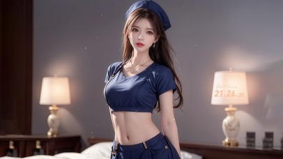 4K纯欲系护士制服美少女