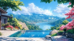 护眼山上风景