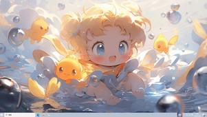 美少女和小精灵