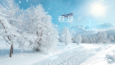 治愈唯美冬季飘雪