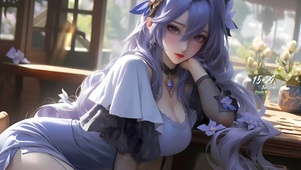 可爱迷人女孩