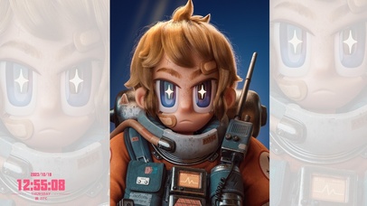 4K高清玩偶机器人