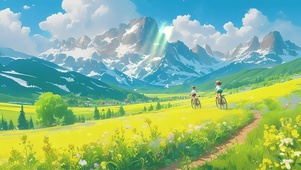 宫崎骏风格插画