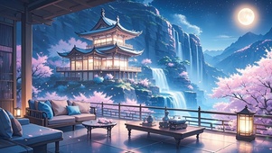 赏樱的夜