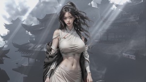唯美国风美女