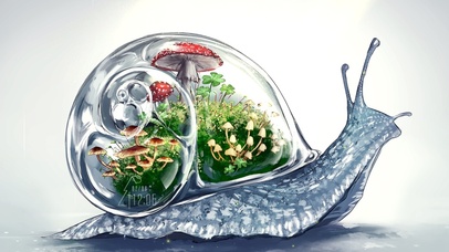 水晶蜗牛