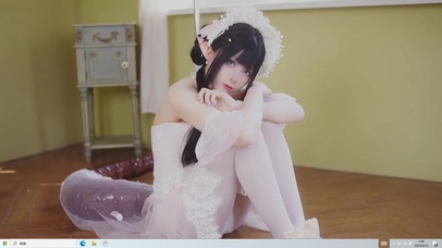 cos可爱二次元白丝芭蕾 美女