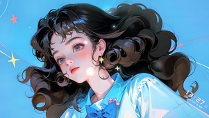 怀旧风少女