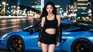 香车美人