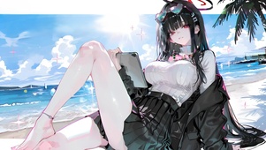 调月莉音-海边御姐