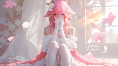 唯美婚纱樱少女