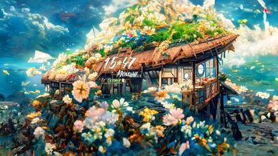 唯美治愈海上花房