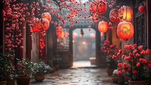 新的一年红红火火